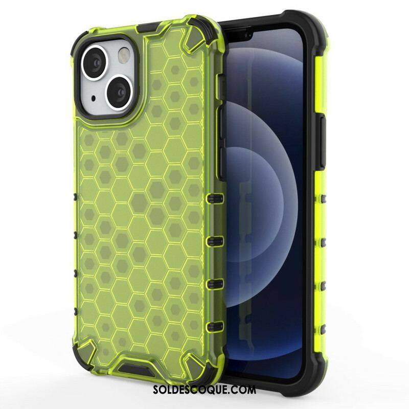 Coque iPhone 13 Mini Style Nid d'Abeille