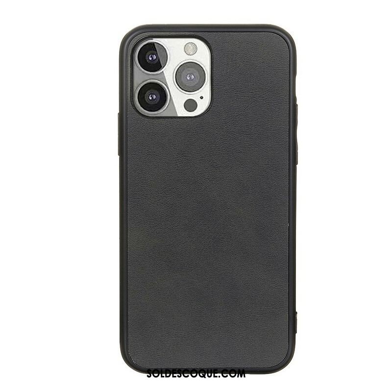 Coque iPhone 13 Pro Effet Cuir Look Raffiné