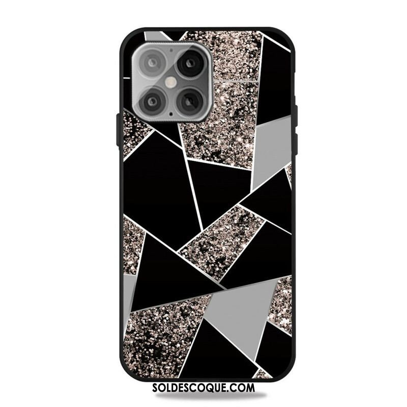 Coque iPhone 13 Pro Géométrie Marbre