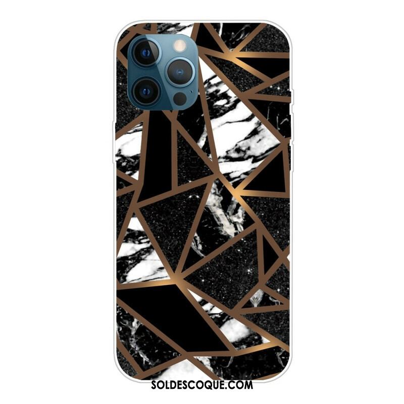 Coque iPhone 13 Pro Marbre Géométrie