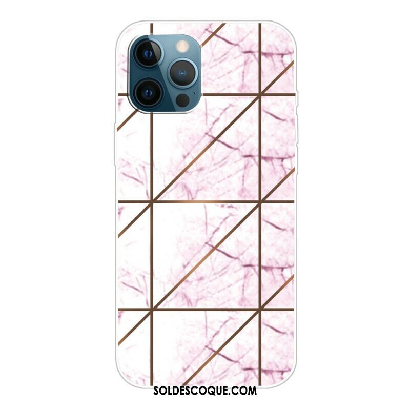 Coque iPhone 13 Pro Marbre Géométrique Variable