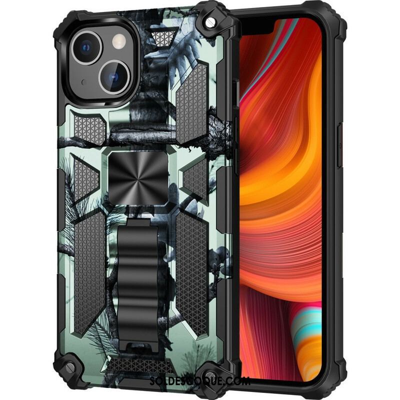 Coque iPhone 13 Pro Max Camouflage Support Amovible