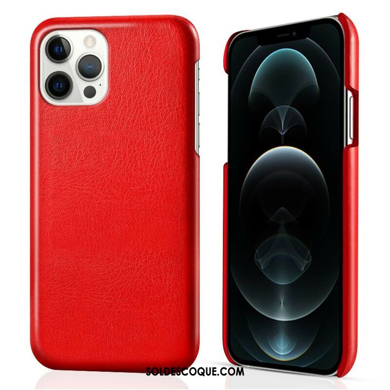 Coque iPhone 13 Pro Max Effet Cuir KSQ