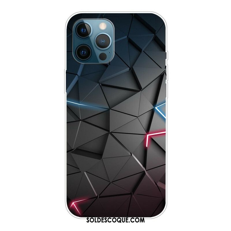 Coque iPhone 13 Pro Max Flexible Géométrie