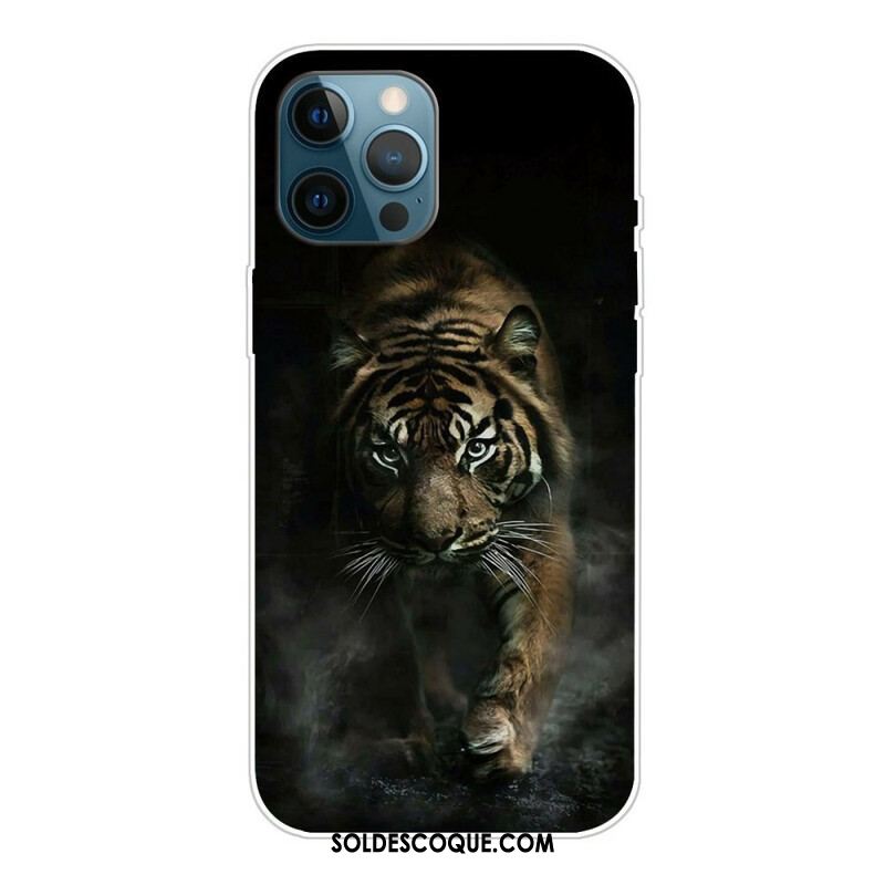 Coque iPhone 13 Pro Max Flexible Tigre