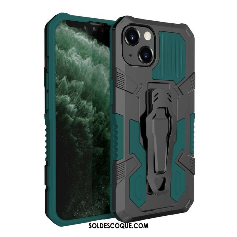 Coque iPhone 13 Pro Max Robot avec Pince Ceinture