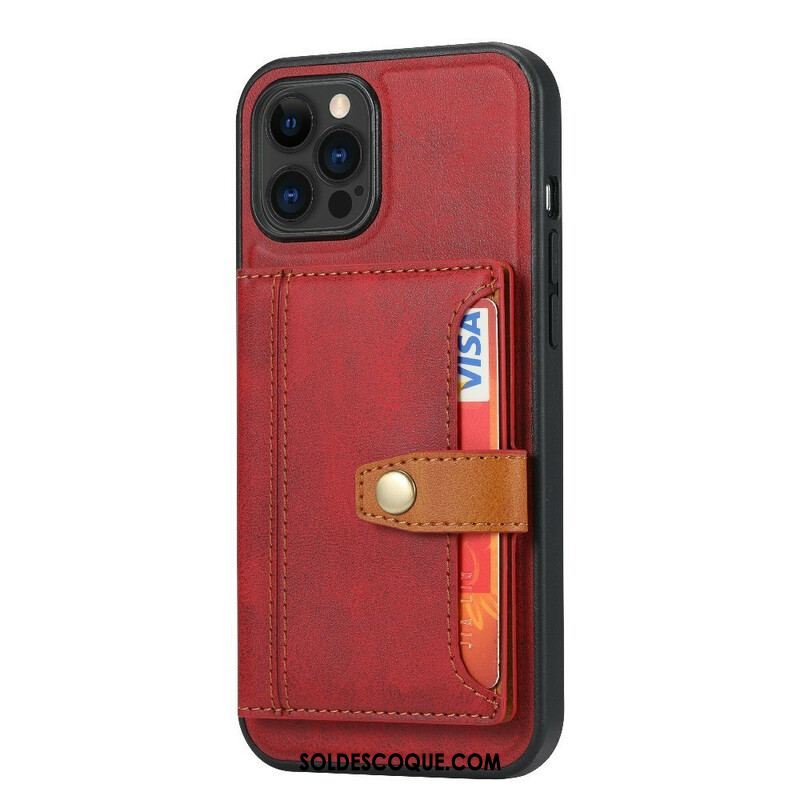 Coque iPhone 13 Pro Porte Cartes Support Sangle