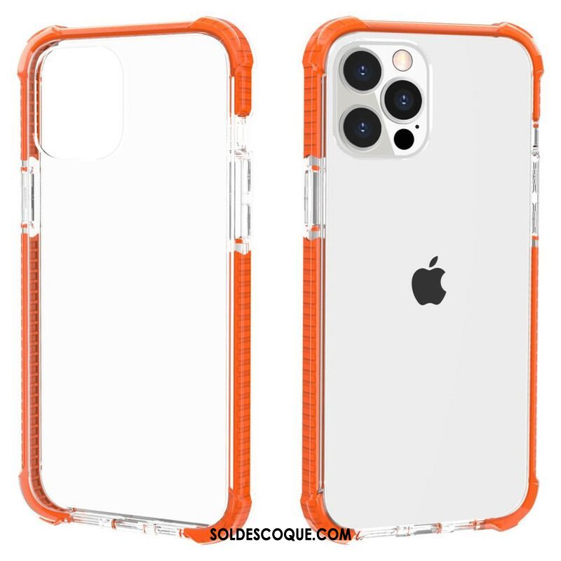 Coque iPhone 13 Pro Transparente Rebords Silicone