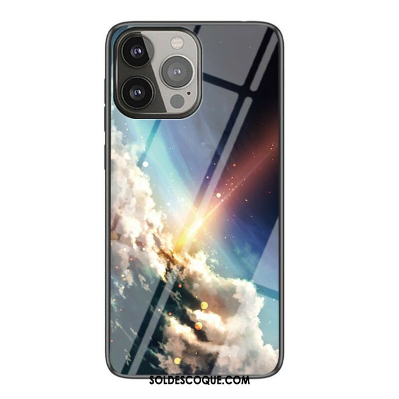 Coque iPhone 13 Pro Verre Trempé Starry Sky