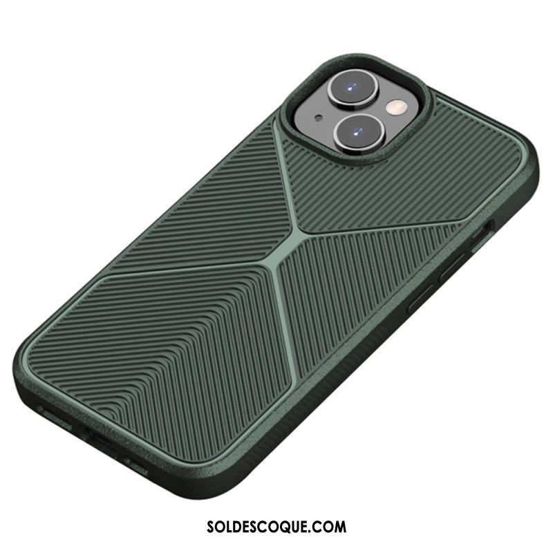 Coque iPhone 14 Antidérapante X Design