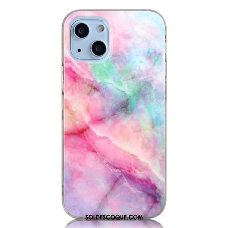 Coque iPhone 14 Déclinaison Marbre