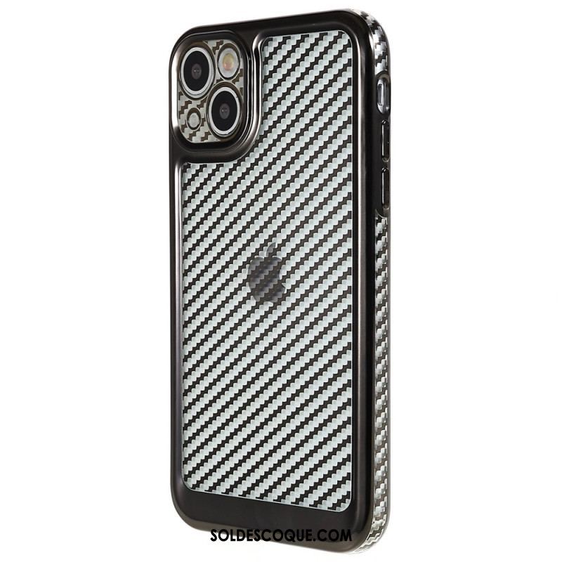 Coque iPhone 14 Fibre Carbone Stylée