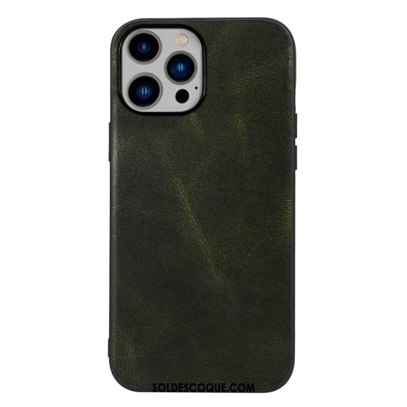 Coque iPhone 14 Plus Cuir Véritable