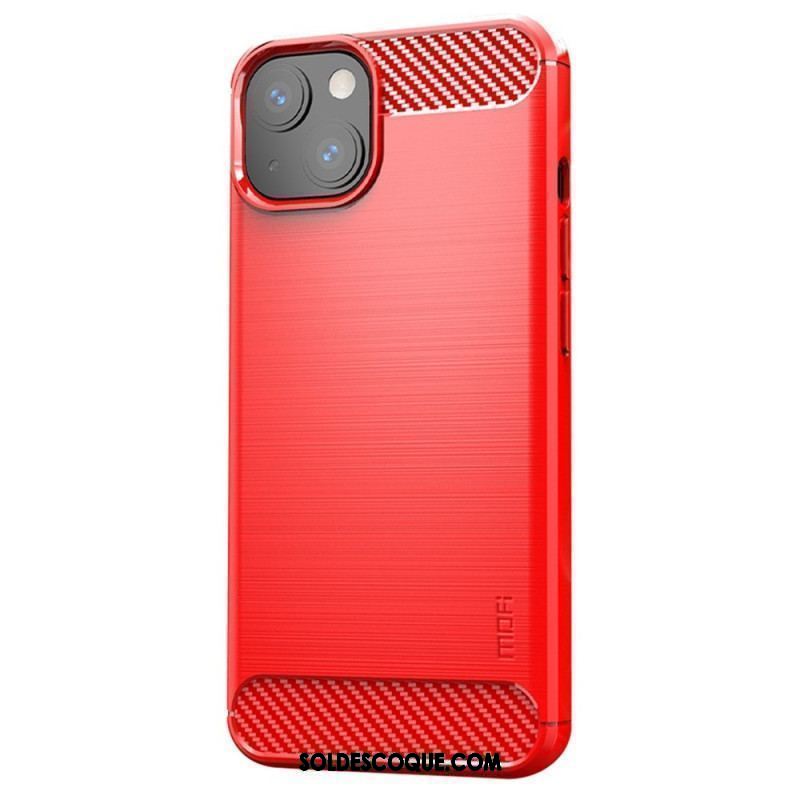 Coque iPhone 14 Plus Fibre Carbone Brossée MOFI