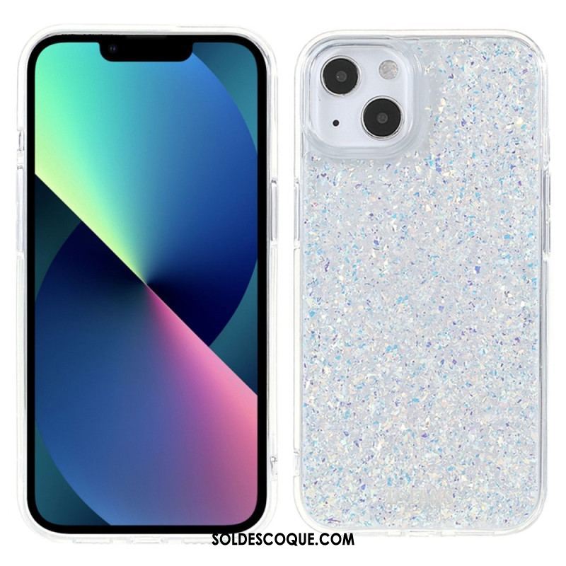 Coque iPhone 14 Plus Paillettes Élégantes