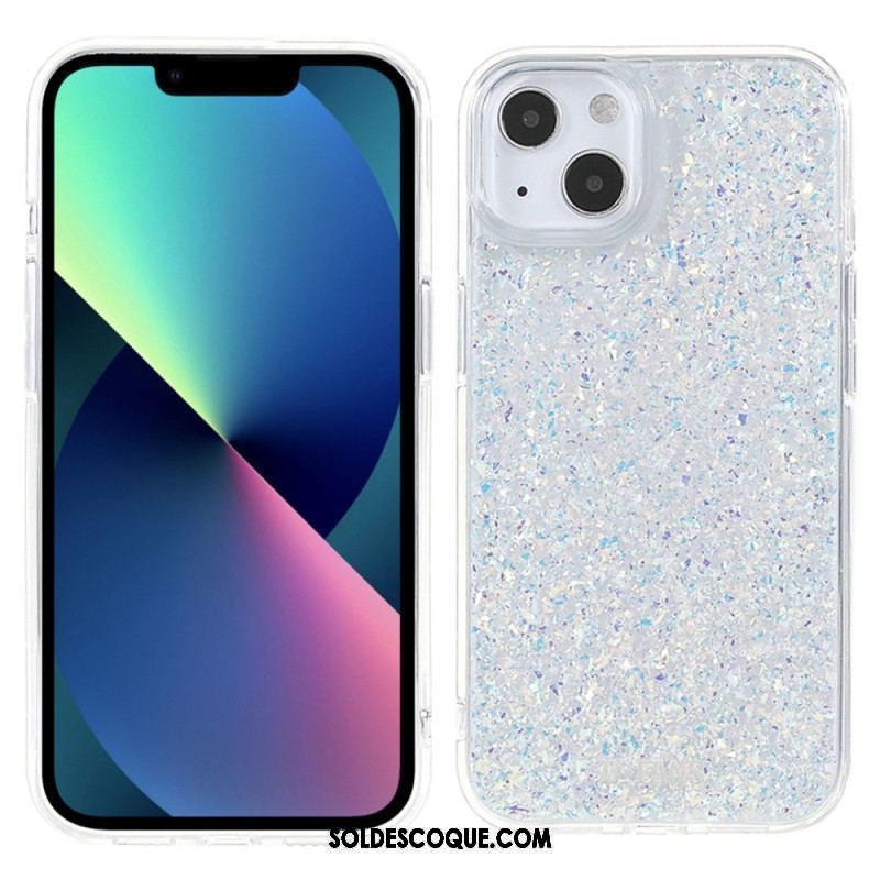 Coque iPhone 14 Plus Paillettes Élégantes