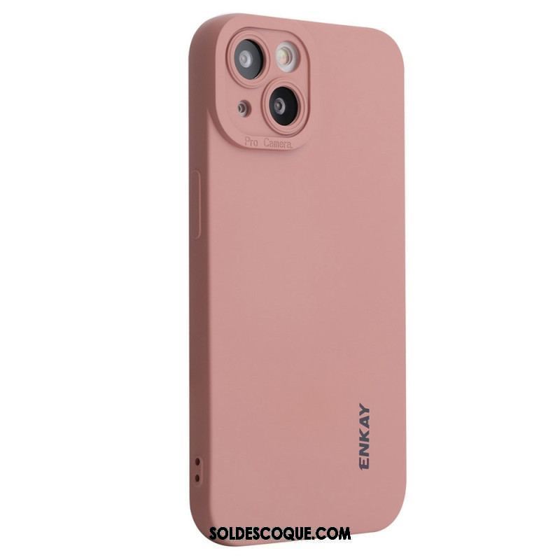 Coque iPhone 14 Plus Silicone Liquide ENKAY