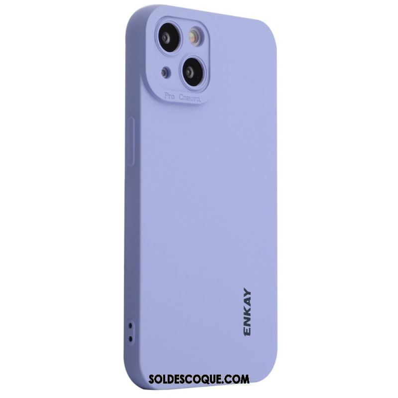 Coque iPhone 14 Plus Silicone Liquide ENKAY