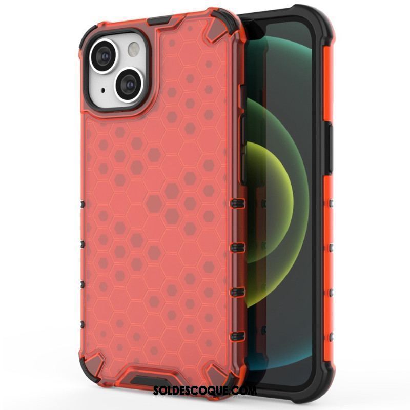 Coque iPhone 14 Plus Style Nid d'Abeille