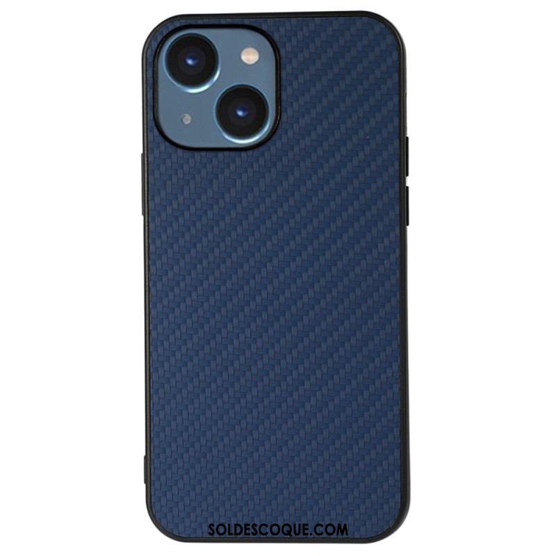 Coque iPhone 14 Plus Texture Fibre Carbone