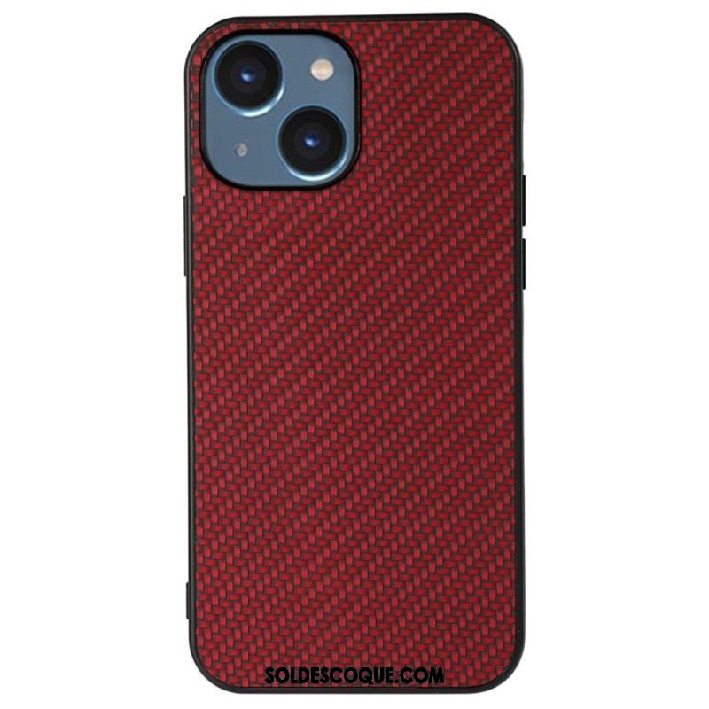 Coque iPhone 14 Plus Texture Fibre Carbone