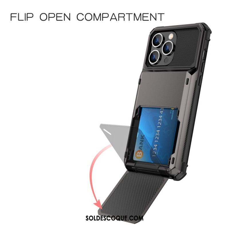 Coque iPhone 14 Porte-Carte Style Flip