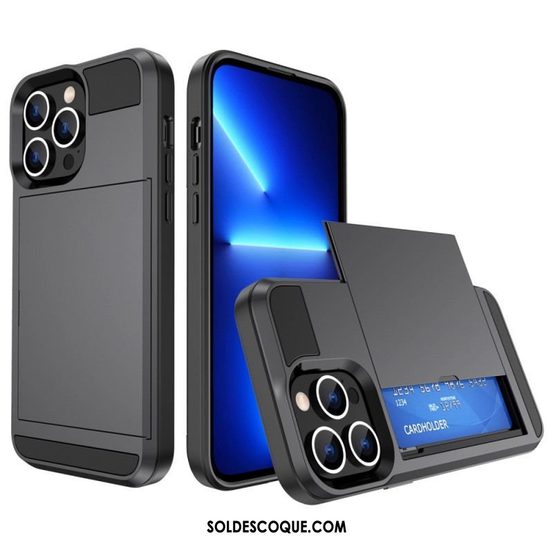 Coque iPhone 14 Porte-Carte à Glissière