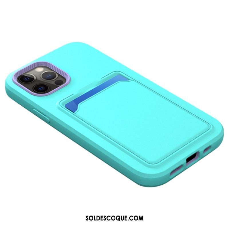 Coque iPhone 14 Pro Bicolore Porte Carte