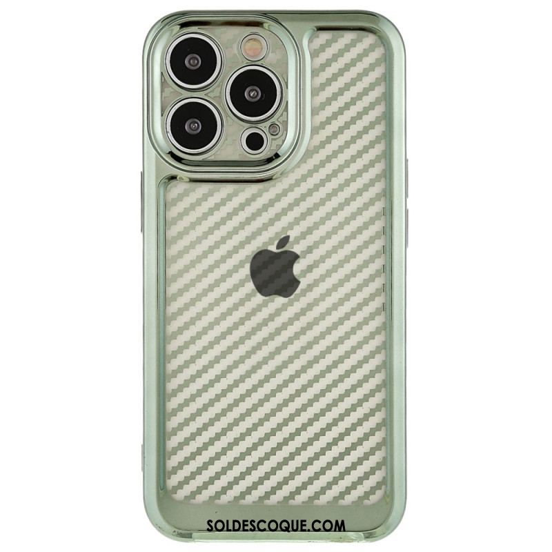 Coque iPhone 14 Pro Fibre Carbone Stylée