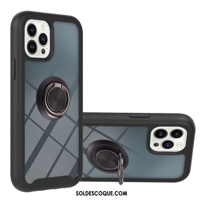 Coque iPhone 14 Pro Hybride Anneau-Support