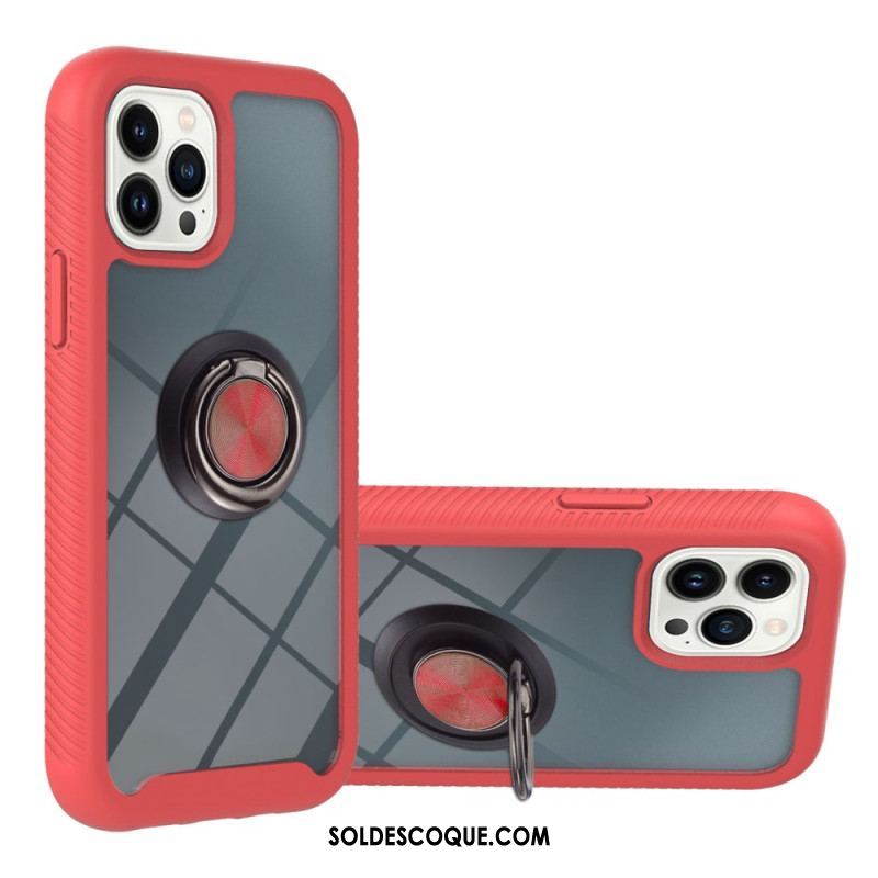 Coque iPhone 14 Pro Hybride Anneau-Support