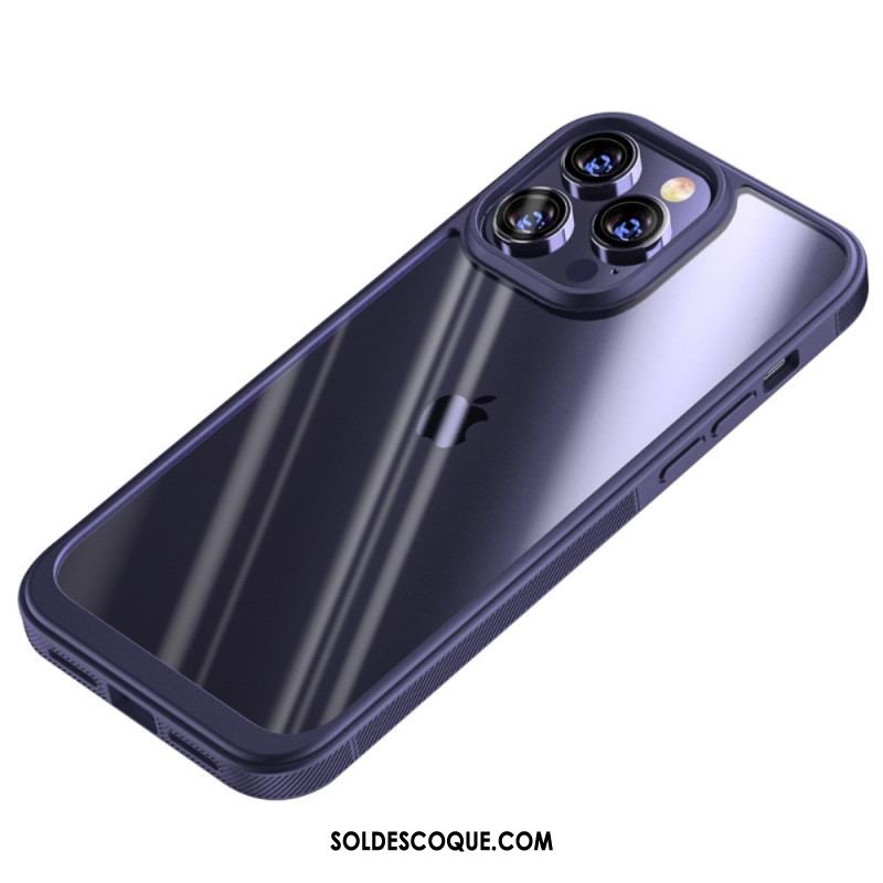 Coque iPhone 14 Pro Hybride Rebords Antidérapants