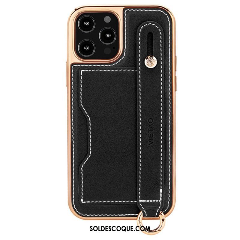 Coque iPhone 14 Pro Max Porte-Carte avec Sangle Support Vietao