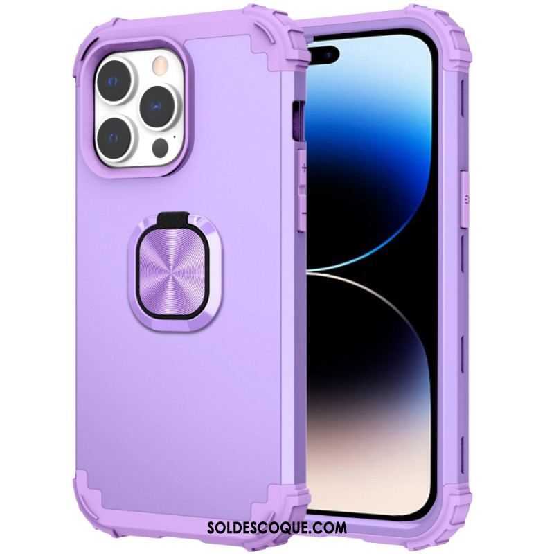 Coque iPhone 14 Pro Max Renforcée avec Anneau-Support