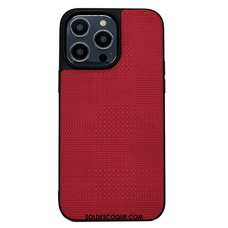 Coque iPhone 14 Pro Max Simili Cuir Croisé