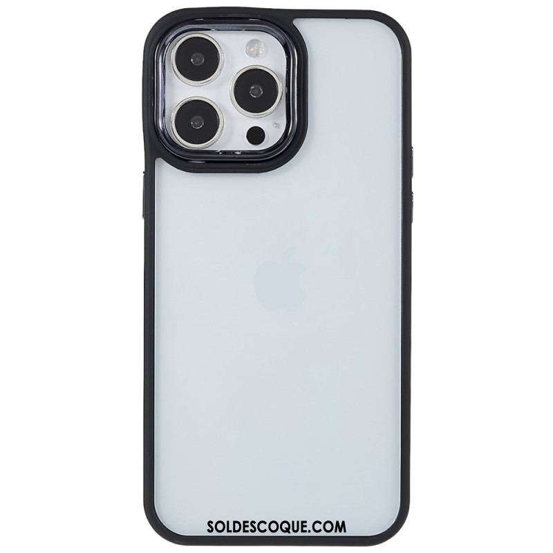 Coque iPhone 14 Pro Max Transparente Rebords Colorés