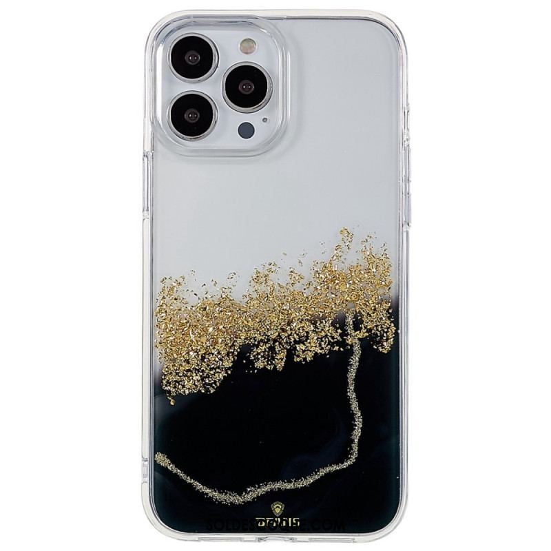 Coque iPhone 14 Pro Paillettes Art