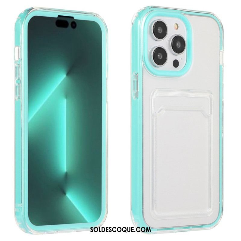 Coque iPhone 14 Pro Transparente Porte-Carte