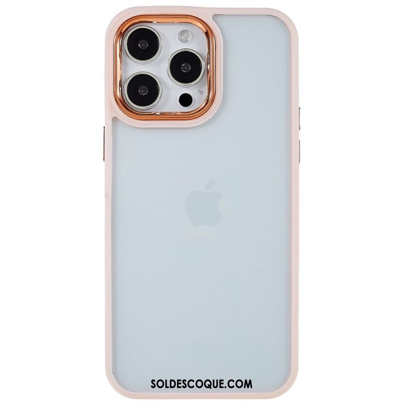 Coque iPhone 14 Pro Transparente Rebords Colorés