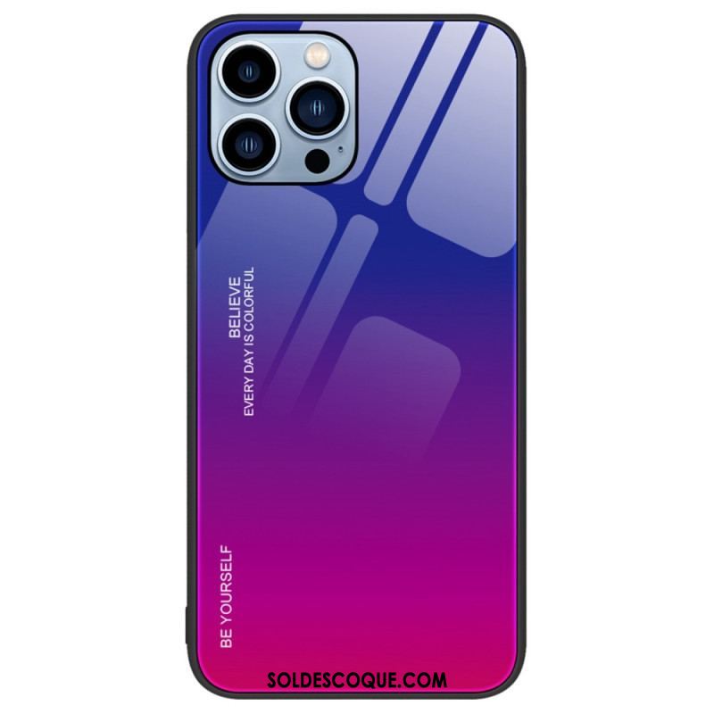 Coque iPhone 14 Pro Verre Trempé Be Yourself