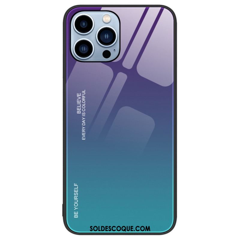 Coque iPhone 14 Pro Verre Trempé Be Yourself