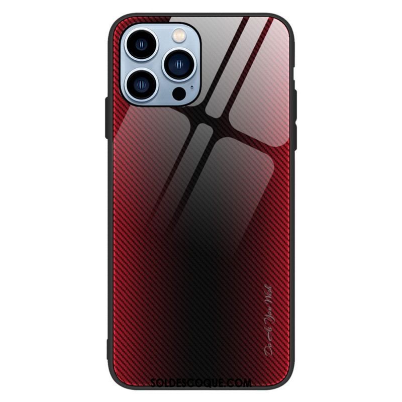 Coque iPhone 14 Pro Verre Trempé Fibre Carbone Classique