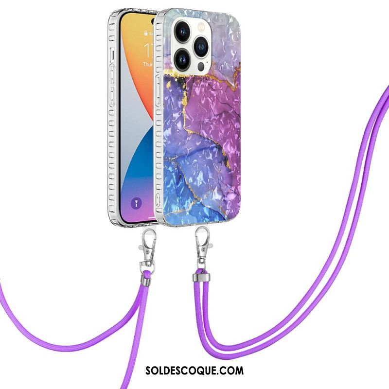 Coque iPhone 14 Pro à Cordon Stylée