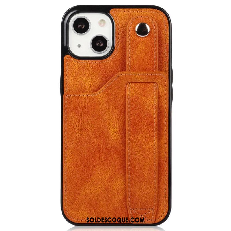 Coque iPhone 14 RFID Porte-Cartes avec Sangle