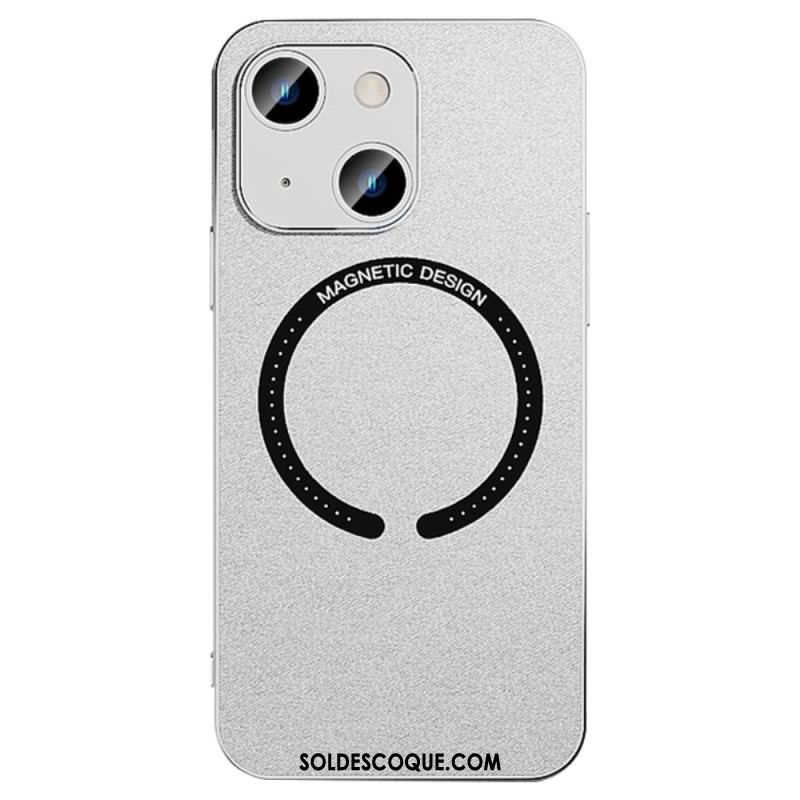 Coque iPhone 14 Simili Cuir Compatible Magsafe