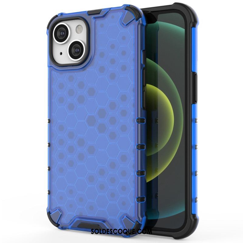 Coque iPhone 14 Style Nid d'Abeille