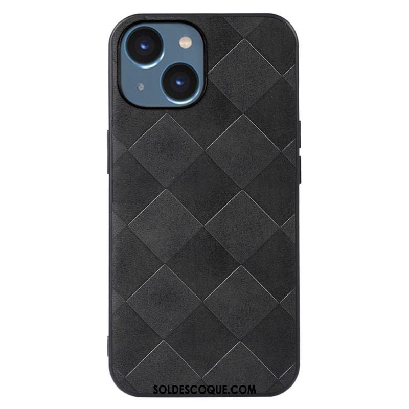 Coque iPhone 14 Texture Tissée