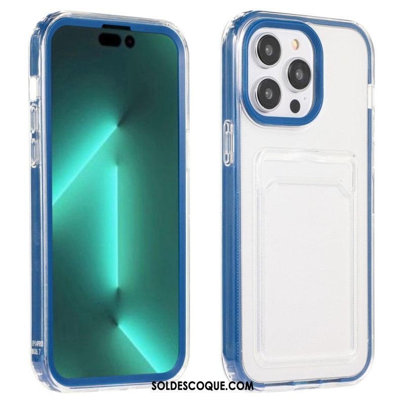 Coque iPhone 14 Transparente Porte-Carte