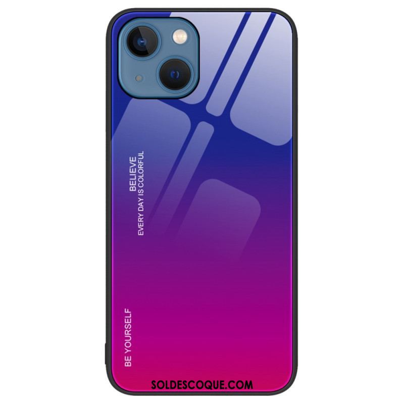 Coque iPhone 14 Verre Trempé Be Yourself