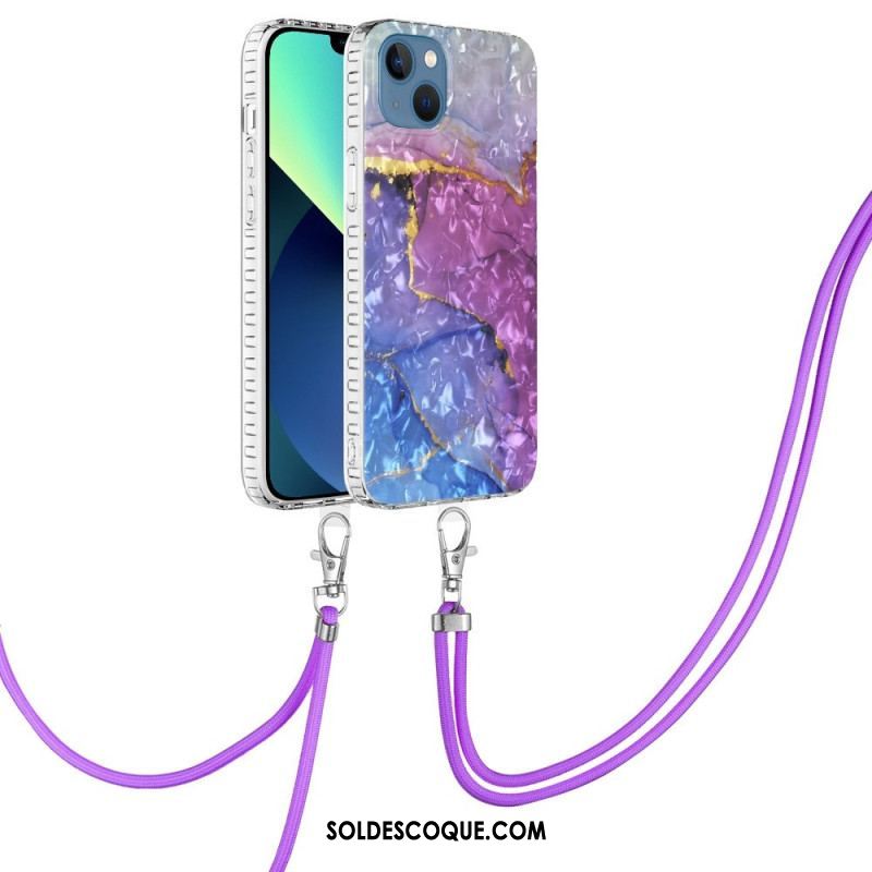 Coque iPhone 14 à Cordon Stylée